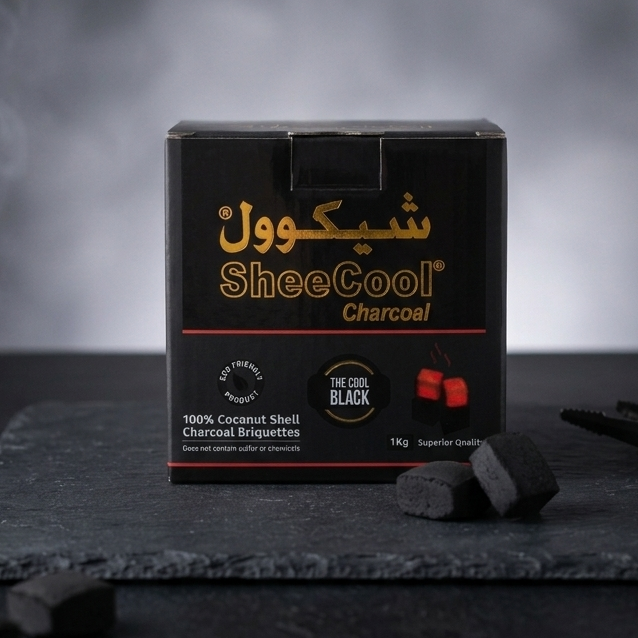 100% kokoskol till shisha, vattenpipa 