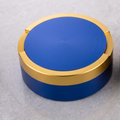 Duo Edition snusdosa – Blå med guldring